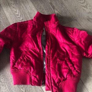 Cherokee Cherry Red Puffer Jacket for Kids size xs 4/5